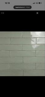 Sage Green Wandtegels 7,5x30cm - Nieuw!, Doe-het-zelf en Verbouw, Tegels, Nieuw, 20 tot 40 cm, Minder dan 5 m², Wandtegels