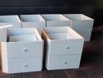 3 deurtjes,  2 ladekastjes  hoogglans Kallax Vakkenkast, Ophalen, Zo goed als nieuw