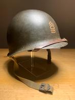 M1 fixed bale decal mcCord WW2 US helm MSA liner, Verzamelen, Militaria | Tweede Wereldoorlog, Amerika, Ophalen of Verzenden, Helm of Baret