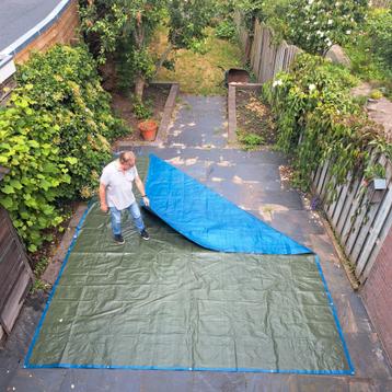 Dekkleed / Afdekzeil 4 x 6 meter beschikbaar voor biedingen
