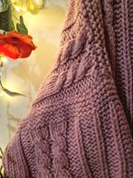Heerlijk zachte warme dikke vintage roze aran gebreide trui, Kleding | Dames, Ophalen of Verzenden, Zo goed als nieuw, Maat 46/48 (XL) of groter