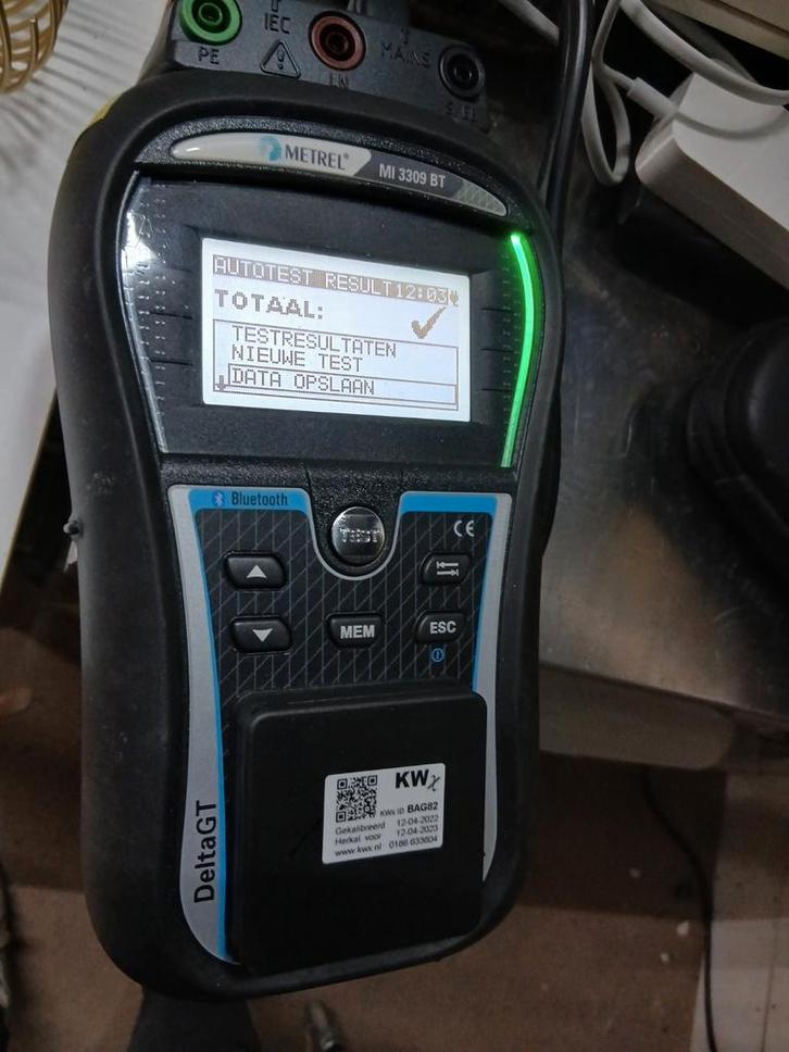 Metrel MI 3309 BT Installatietester, Doe-het-zelf en Verbouw, Meetapparatuur, Ophalen of Verzenden