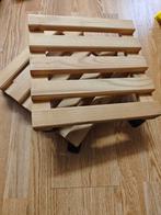 Houten Plantenrollers - Set van 2, Ophalen of Verzenden