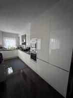Mooie hoogglans keuken (wit), Ophalen, Zo goed als nieuw, Wit, Composiet