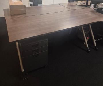 Te koop: 4 bureaus – zo goed als nieuw – 160 x 80 cm – in ho - afbeelding 4