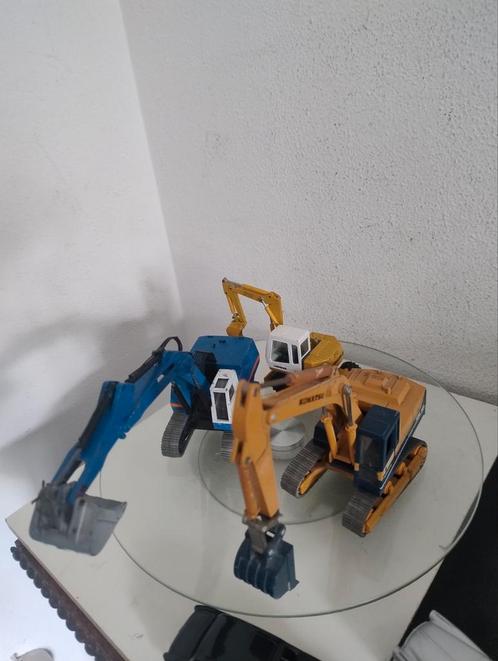 👉 3 leuke kranen, Hobby en Vrije tijd, Modelauto's | 1:50, Zo goed als nieuw, Auto, Wsi, Ophalen of Verzenden