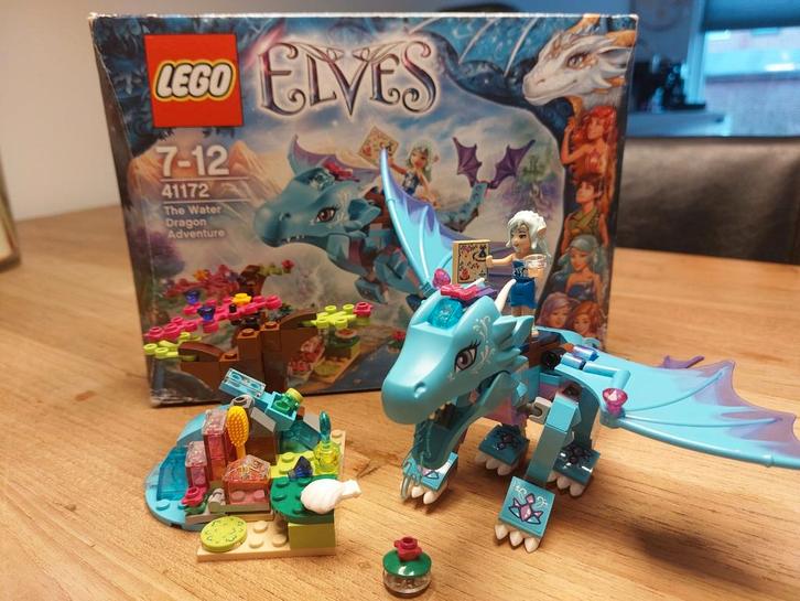 LEGO Elves 41172 - De Waterdraak Avontuur, Kinderen en Baby's, Speelgoed | Duplo en Lego, Zo goed als nieuw, Lego, Complete set