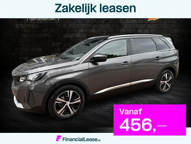 Peugeot 5008 1.2 Hybrid GT 02-2024 42.031 KM, Auto's, Peugeot, Bedrijf, Lease, Financial lease, 360° camera, ABS, Achteruitrijcamera