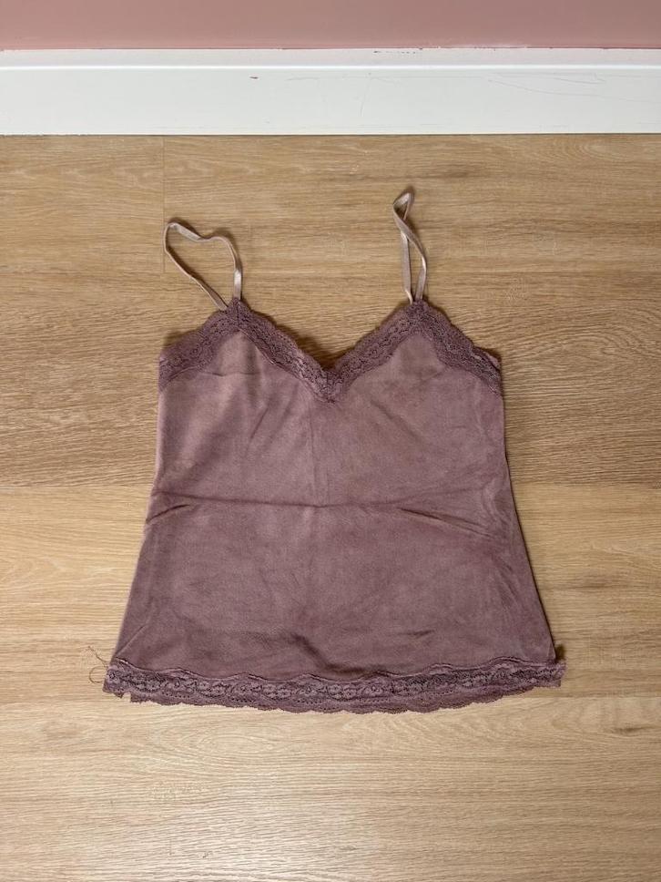 Z.g.a.n. Velvet fluwele top van Hunkemoller, maat S / 36, Kleding | Dames, Pyjama's, Zo goed als nieuw, Maat 36 (S), Ophalen of Verzenden