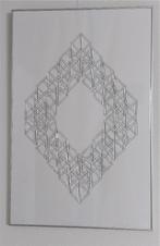 Uniek werk Joost Baljeu grafiek (zwart/wit) in lijst(220909), Antiek en Kunst, Ophalen