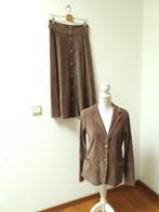 D15 BLAUMAX apart kostuum colbert en rok beige M 38/40, Maat 38/40 (M), Kostuum of Pak, Beige, Blaumax