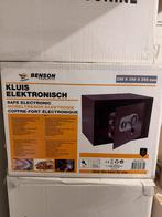 Benson Kluis Elektronisch - Nieuw in doos, Ophalen of Verzenden, Zo goed als nieuw, Brandkast