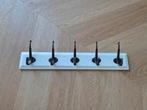 Kapstok 5 haken voor 10 kledingstukken, Huis en Inrichting, Ophalen of Verzenden, Gebruikt, Metaal, Wandkapstok
