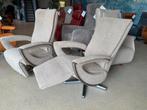 Set prominent relaxfauteuils compleet 895€ gratis bezorgd, Ophalen of Verzenden, Zo goed als nieuw, Stof, Twee