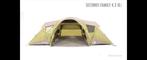 Tent, Quechua Family 4.2 XL grijs/ groen, Ophalen, Zo goed als nieuw, Tot en met 4