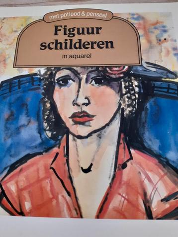 Figuur schilderen in aquarel beschikbaar voor biedingen