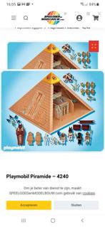 Playmobil Egypte Pyramide - Compleet, uit elkaar, Ophalen of Verzenden, Gebruikt, Complete set