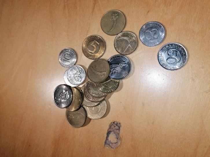 oude munten slovenia, Postzegels en Munten, Munten | Europa | Euromunten, 2 euro, Overige landen, Ophalen of Verzenden