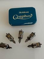 Pelikan Graphos Kroontjespennen met Doos -  Set, Antiek en Kunst, Ophalen of Verzenden