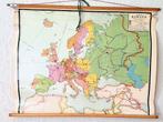 originele oude schoolplaat landkaart europa, Ophalen, Aardrijkskunde