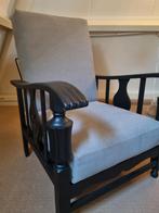 Ouderwetse rookstoel fauteuil, Huis en Inrichting, Fauteuils, Ophalen, Gebruikt, 75 tot 100 cm, 50 tot 75 cm