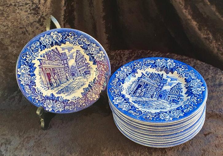 prachtige vintage bordjes, Antiek en Kunst, Curiosa en Brocante, Ophalen