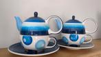 Tea for one; thee; setje met theepotje, kop en schotel, Ophalen of Verzenden, Zo goed als nieuw, Overige stijlen, Kop(pen) en/of Schotel(s)