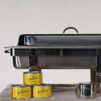 TE HUUR: Chafing dish / inzetbakken / warmhoudbakken, Ophalen, Zo goed als nieuw, Overige