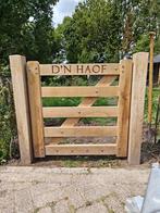 Eiken poort, moestuinpoort, Tuin en Terras, Tuinpoorten, Verzenden, Minder dan 100 cm, Nieuw, Minder dan 100 cm