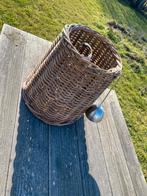 2 mooie mandlampen met armatuur landelijk, Ophalen, Zo goed als nieuw, Hout, Landelijk