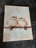 Canvas  met vogels 30x40 cm, Huis en Inrichting, Minder dan 50 cm, Nieuw, Ophalen of Verzenden, Print