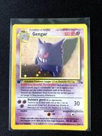 Gengar holo 1st edition fossil NL, Hobby en Vrije tijd, Verzamelkaartspellen | Pokémon, Verzenden, Zo goed als nieuw, Losse kaart