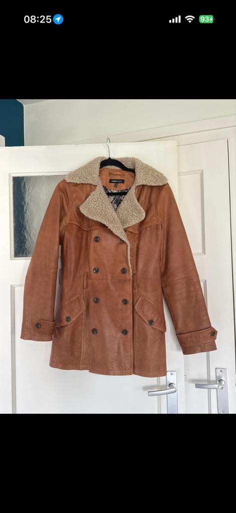 Arma Leren Jas Dames Bruin - Goede Staat, Kleding | Dames, Jassen | Zomer, Gedragen, Maat 42/44 (L), Bruin, Ophalen of Verzenden