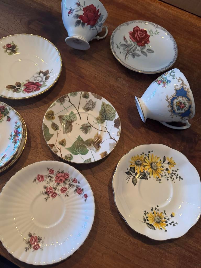 Engels theeservies en koffieservies - losse items, Antiek en Kunst, Antiek | Servies los, Ophalen of Verzenden