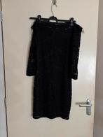 Zwarte kanten dress, Ophalen of Verzenden, Zo goed als nieuw, Zwart, Boven de knie
