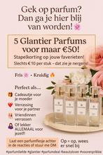 glantier parfum, Ophalen of Verzenden, Nieuw