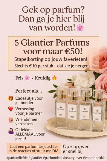 glantier parfum beschikbaar voor biedingen