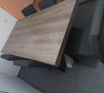 Eettafel 5 stoelen, Huis en Inrichting, Gebruikt, 100 tot 150 cm, Kunststof, Ophalen of Verzenden