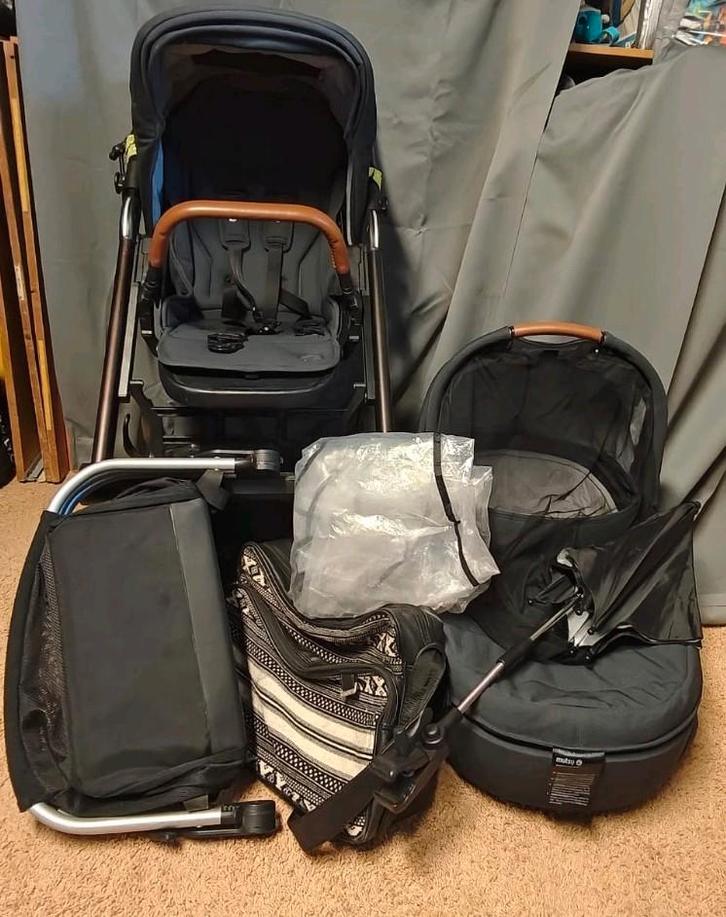 Mutsy i2, maxicosi pebble plus, kid sit, Kinderen en Baby's, Kinderwagens en Combinaties, Gebruikt, Kinderwagen, Mutsy, Met autostoeltje