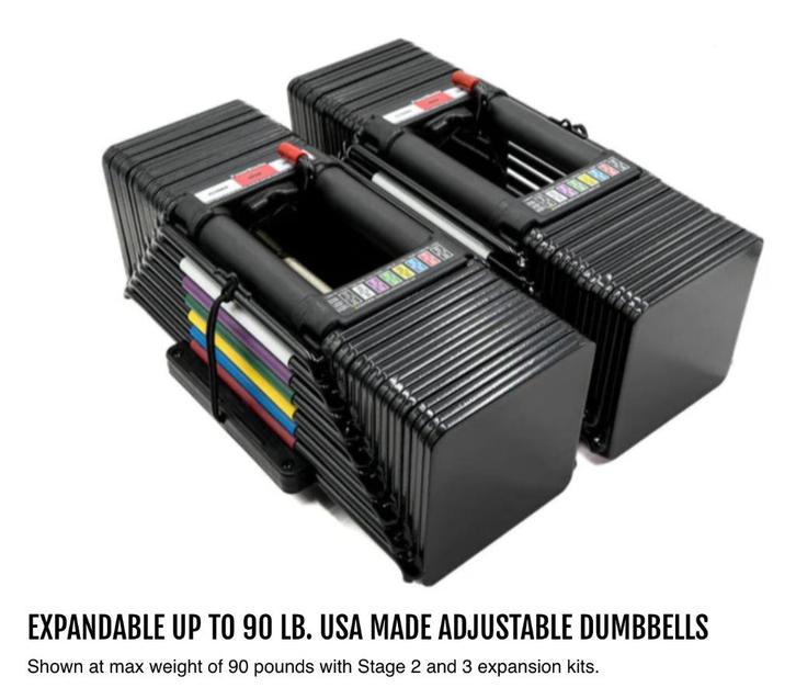 Powerblock Pro 90 - bought new for 2000, Sport en Fitness, Fitnessmaterialen, Nieuw, Dumbbell, Armen, Ophalen