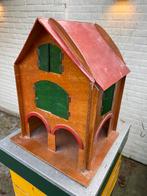 nostalgisch, oud houten pakhuis, speelhuis losbaan 40/37/50, Verzamelen, Poppenhuizen en Toebehoren, Ophalen, Gebruikt