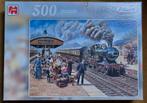 Falcon de Luxe Trein Puzzel - 500 Stukjes, Ophalen of Verzenden, 500 t/m 1500 stukjes, Zo goed als nieuw, Legpuzzel