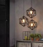 Hanglamp 3L Triangle Zwart, Ophalen of Verzenden, Nieuw, Metaal, Minder dan 50 cm