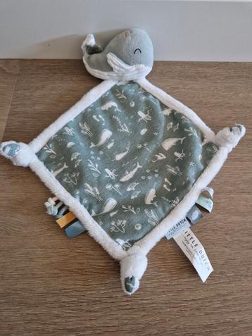 Knuffeldoekje Little Dutch doekje walvis groen K8986 beschikbaar voor biedingen
