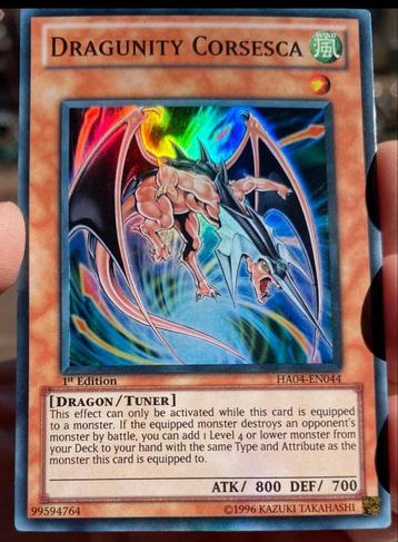 Yu-Gi-Oh! Dragunity Corsesca HA04 1st Edition ! beschikbaar voor biedingen