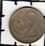 Munt Tsjechoslowakije 2 koruny 1974., Postzegels en Munten, Munten | Europa | Niet-Euromunten, Losse munt, Overige landen, Verzenden