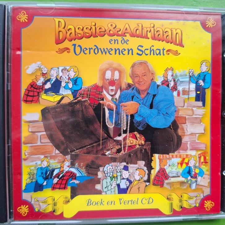 BASSIE & ADRIAAN EN DE VERDWENEN SCHAT, Cd's en Dvd's, Cd's | Kinderen en Jeugd, Zo goed als nieuw, Verhaal of Sprookje, 3 tot 5 jaar