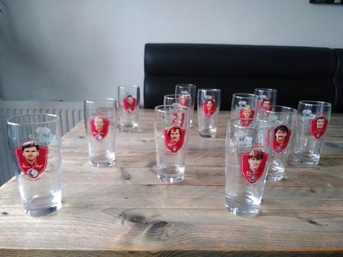 Fc Twente Grolsch glazen 40 jaar (compleet elftal), Verzamelen, Glas en Borrelglaasjes, Zo goed als nieuw, Ophalen
