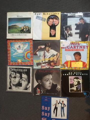 Paul McCartney-singles  verzameling beschikbaar voor biedingen