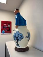 Kuifje in de Blauwe Lotus beeld, Verzamelen, Beelden en Beeldjes, Ophalen, Gebruikt, Fantasy